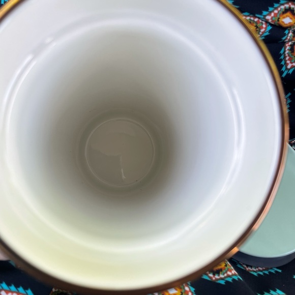 Starbucks teal diamond ceramic mug - Picture 2 of 2